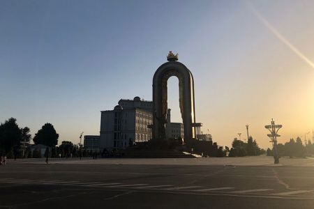 Somoni-Denkmal in der Hauptstadt Duschanbe